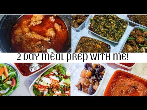 2 DAY MEAL PREP! - MEAL PREP WITH ME, FOR MY GHANAIAN FAMILY!