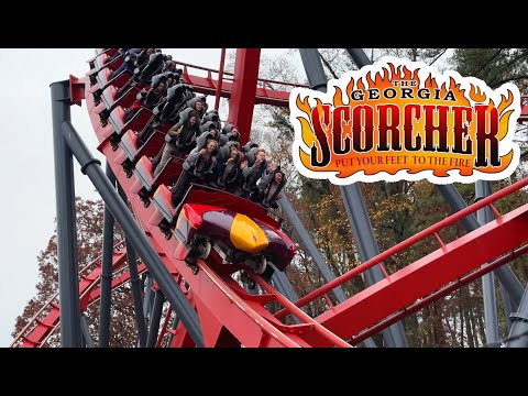 Off-ride footage of a Georgia Scorcher train
