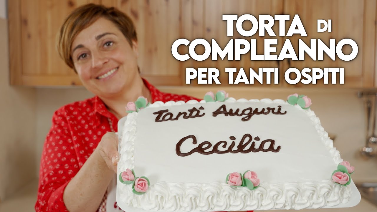 COME FARE UNA TORTA DI COMPLEANNO O DA CERIMONIA PER TANTI INVITATI - Fatto in Casa da Benedetta