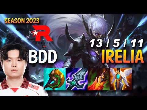 KT BDD IRELIA vs AHRI Mid - KR Ranked
