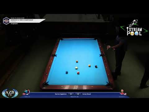 2021 American 14.1 Straight Pool Championship - Darren Appleton vs Corey Deuel