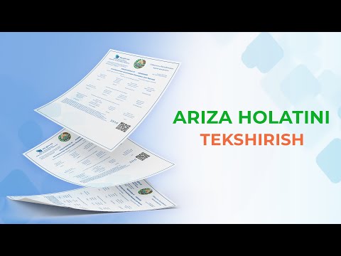 Ariza holatini tekshirish