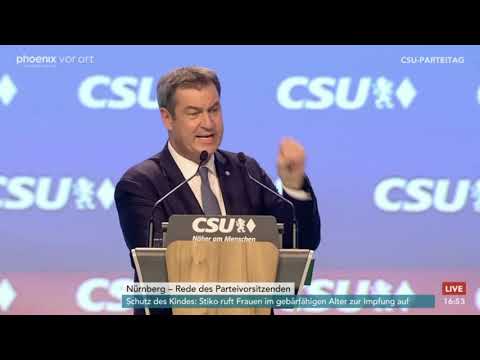 CSU-Parteitag - Markus Söder zur Rolle der Polizei