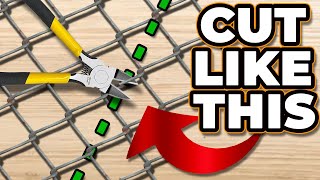 How To Bias Cut Chain Link For A Sloped Gate (Step By Step Guide)