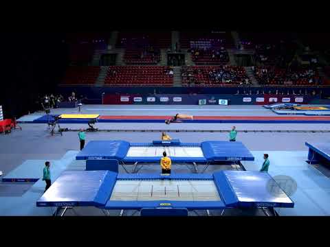 GOMES Camilla (BRA) W - 2022 Trampoline Worlds, Sofia (BUL) - Q Trampoline Exercise 2