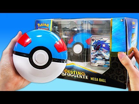 I OPEN THE BIG MEGA BALL SURPRISE SHINY! *GIANT* - Pokemon TCG Collection Zoroark-GX Shiny!
