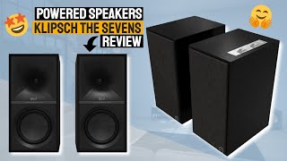 Video thumbnail for Klipsch The Sevens Powered Speakers - The Ultimate Upgrade for Your Home Audio System by TECHATOP