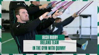 Irish Rugby TV: In The Gym With Quinny And The Ireland Team
