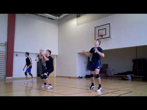 Volleyball TVN.  Ruben, Kristoffer og Kjell E. mottak 08.09.09