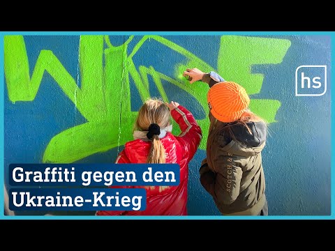 So kreativ ist der Protest gegen den Ukraine-Krieg | hessenschau