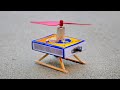 How To Make Flying Matchbox Helicopter Diy Toy Helicopter