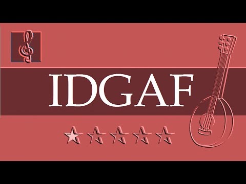 Mandolin & Guitar Duet - IDGAF - Dua Lipa (Sheet music - Guitar chords)
