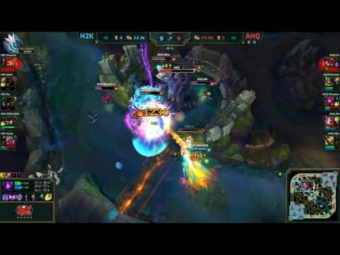 H2K vs AHQ Game 3 Highlights 2016 Worlds Group Stage Day 1