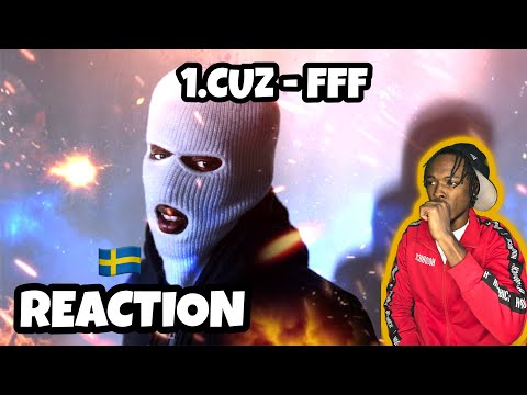 AMERICAN REACTS TO SWEDISH DRILL RAP! 1.CUZ - FFF (OFFICIELL MUSIKVIDEO)