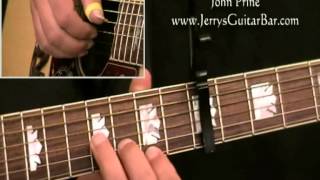 How To Play John Prine Hello In There (intro only)