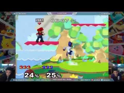 Break Smash #36   SSBM GF   MGFC StriCNYN3 VS DJ Nintendo