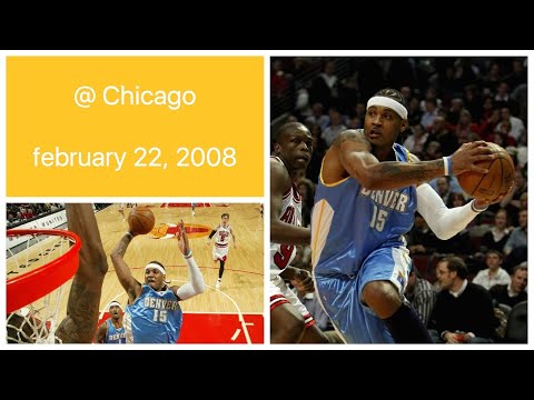 Carmelo Anthony 22 pts @ Chicago Bulls Highlights (february 22, 2008)