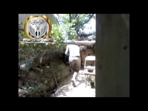 تصدي اللواء الأول لمحاولة اقتحام قوات النظام حي برزة