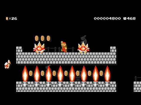 Bowser`s Back Porch by Tom Sellek 🍄 Super Mario Maker ✹Wii U✹ #aol