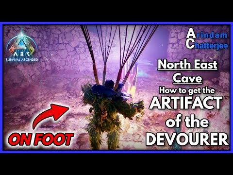 ARK Ascended Island - ARTIFACT OF THE DEVOURER in 2 MINS ON Foot / No Dinos (Easy Way) - S3E39