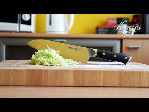 Huiwill Santoku Japanese AUS8 Review - (Japanese AUS-8 * = 7cr17mov)