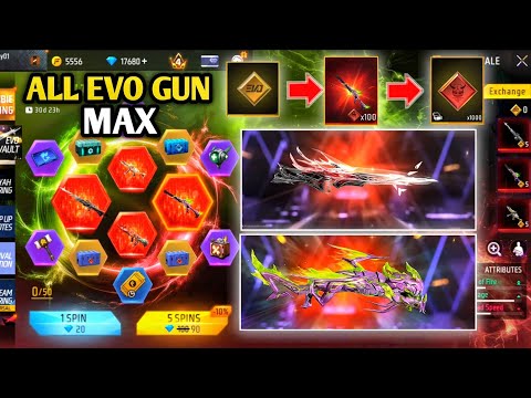 ALL EVO GUNS MAX-NEW EVO VAULT| FREE FIRE NEW EVENT|FF NEW EVENT TODAY|NEW FF EVENT|GARENA FREE FIRE