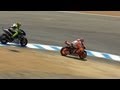 Marquez puts one over Rossi at the Corkscrew