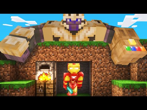 Minecraft Manhunt but, I'm Iron Man!