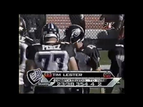 XFL Week 3 - Chicago Enforcers @ Birmingham Bolts - Feb. 18, 2001 -Ron Meyer, Tim Lester, John Avery