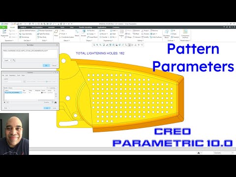 Creo Parametric 10.0 - New Pattern Parameters