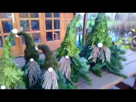 Make your own gnomes from fir and moss