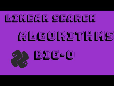 Linear Search Big O Python