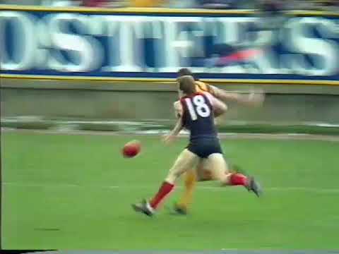 1989 Round 19 Melbourne Vs Hawthorn at VFL  Park  30 mins Channel 7  In part 3rd & 4th quarter Satur