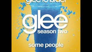 Glee - Some People (Lyrics)