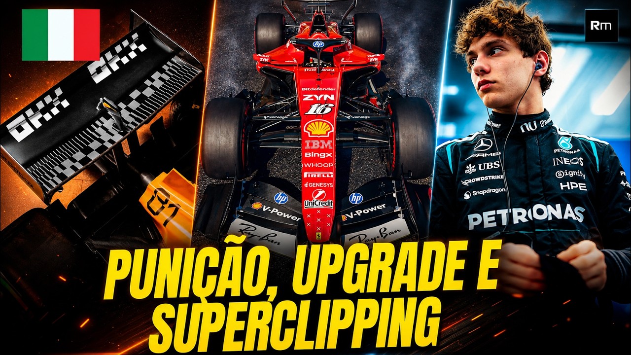 GP ITÁLIA: KIMI PUNIDO, AUDI COM NOVIDADES, ADUO FERRARI, ASA MCLAREN, HORÁRIOS, PREVISÃO, DADOS
