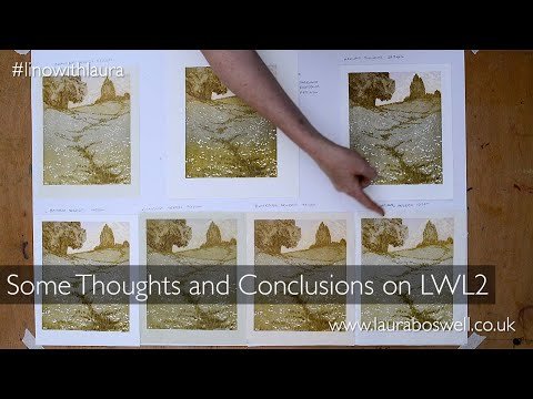 Multi block Lino Print with Laura : Episode 27 - Some Thoughts and Conclusions on Lino With Laura 2