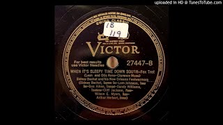 Sidney Bechet And His New Orleans Feetwarmers ‎–  When It's Sleepy Time Down South (1941)