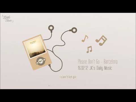 [Vietsub+Kara] 160213 JK's Daily Music on Twitter - Please Don't Go (Barcelona)