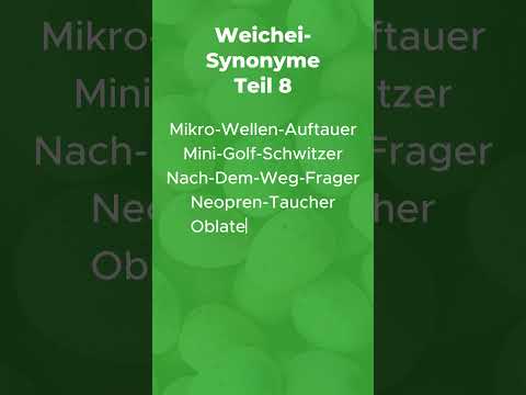 Weichei-Synonyme Teil 8 - Eigene Vorschläge? #shorts