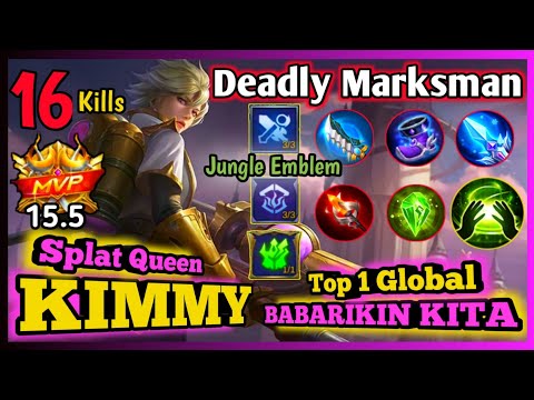 Kimmy Magic Build Is The Best | EPIC Gameplay by BABARIKIN KITA Kimmy Top 1 Global - Mobile Legends