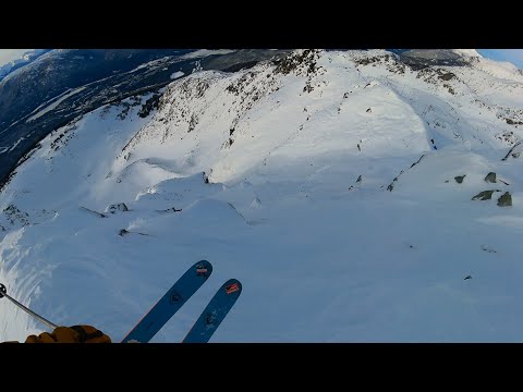 Whistler Blackcomb POV: False Face to Saudan Couloir