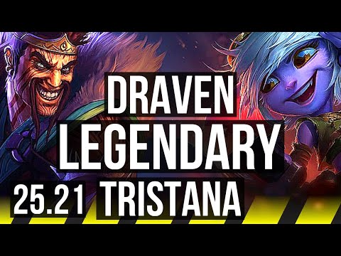 DRAVEN & Alistar vs TRISTANA & Pyke (ADC) | Legendary | KR Master | 25.21