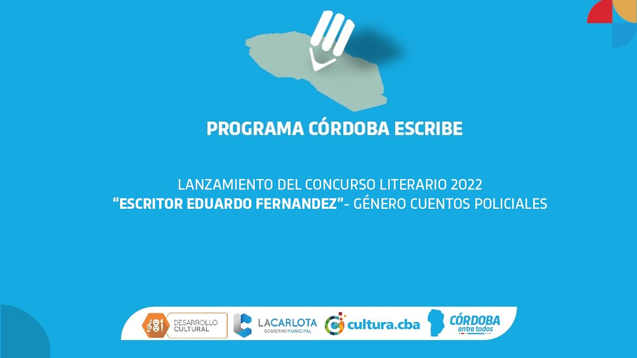 Cuentos policiales, tercera convocatoria del Córdoba escribe