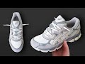 HOW TO LACE ASICS GEL NYC LOOSE LACING TUTORIAL BEST WAY