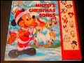 DISNEY S Mickey S Christmas Songs INTERACTIVE Play A Sound