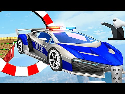US Police Car Stunts 2020: Ramp Car Games - Level 1 and 2