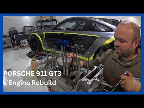 Porsche 991 GT3 Cup Engine strip and rebuild | British Endurance MSUK Championship