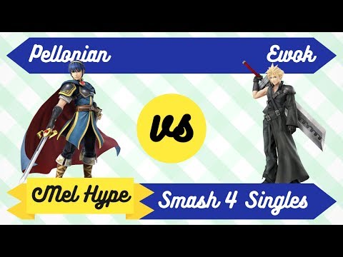 Mel Hype 3.6 - Smash 4 Singles - Pellonian (Marth) vs Ewok (Cloud) - Losers Finals