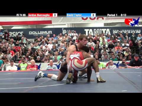 Jordan Burroughs vs. David Taylor at 2013 Las Vegas/ASICS U.S. Open