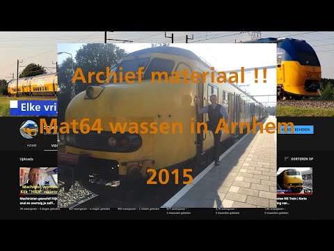 (4K) Cabview NS Trein | MAT64 ARCHIEF !! Wassen in Arnhem